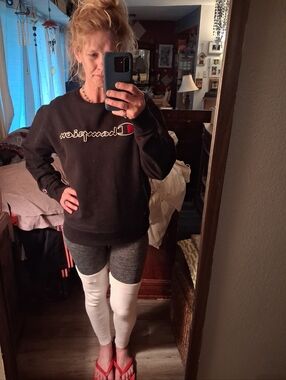 🩷Champion💚BUY 1 GET 1 FREE❤️Crewneck Sweatshirt Sz  M